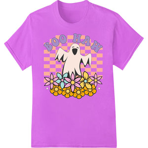 Cute ghost design with pumpkin and swirls, great for Halloween heat transfer vinyl or direct to film printing on shirts and...