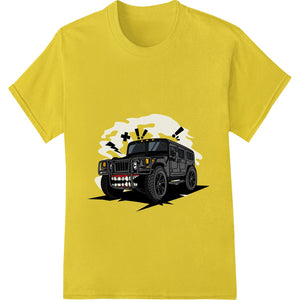 Fierce Hummer Off - Road Adventure DTF Print Heat Transfer - SUPERDTF - DTF Prints - DTF Transfers - Custom DTF Prints