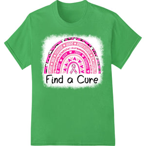 Find a Cure: Support Breast Cancer Awareness DTF Print - SUPERDTF - DTF Prints - DTF Transfers - Custom DTF Prints