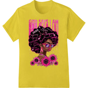 God Says I Am: Empowering Faith - Based Affirmations DTF Print - SUPERDTF - DTF Prints - DTF Transfers - Custom DTF Prints